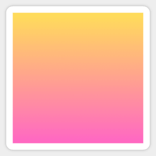 Pink Orange Gradient Sticker